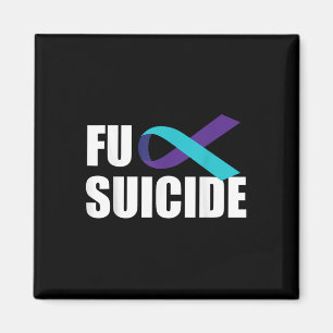 For Suicide Suicide Awareness Ribbon Suicide Preve Magnet