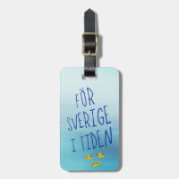 För Sverige i Tiden Luggage Tag Template