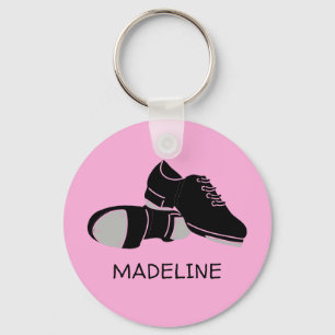 For Tap Dancers Tap Dance Shoes Personalised Key Ring