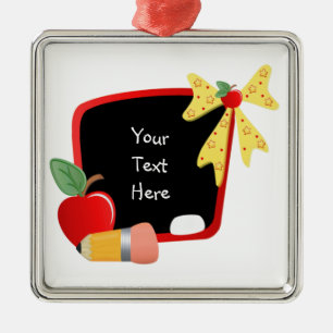 For Teacher (customisable) Metal Tree Decoration