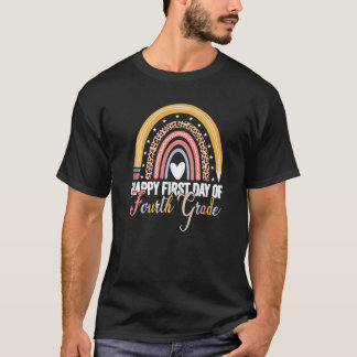 For Teachers Boys Girls Kids Happy First Day Of 4t T-Shirt
