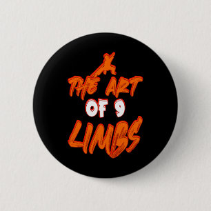 For Thai Boxer Lethwei Muay Thai Martial Arts Mma 6 Cm Round Badge