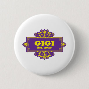 For That Special “GiGi 2020” 6 Cm Round Badge