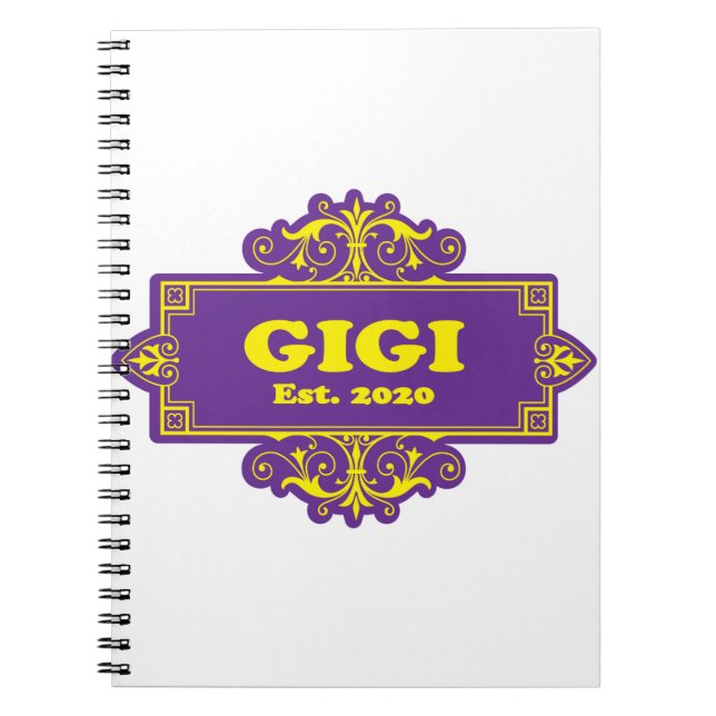 For That Special “GiGi 2020” Notebook (Front)