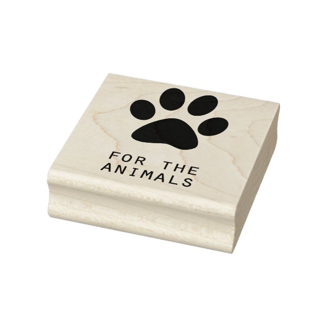For the Animals Rubber Stamp (Stamp)