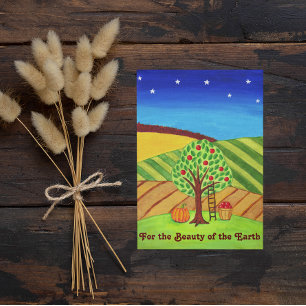 For the Beauty of the Earth Thanksgiving Card