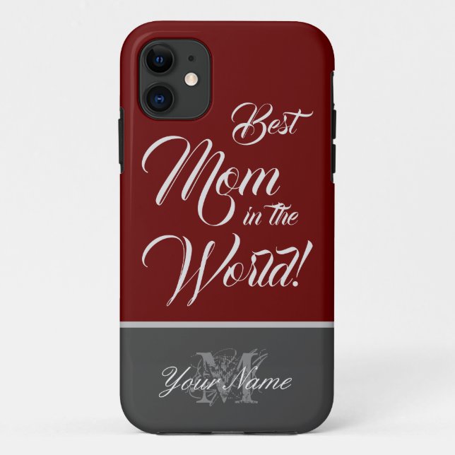 For the Best Mum in the World! Case-Mate iPhone Case (Back)