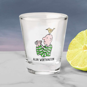 For the Birdwatcher or Ornithologist. Shot Glass