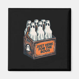 For The Boos Halloween 6 Pack Booze Ghost Beer Bot Magnet