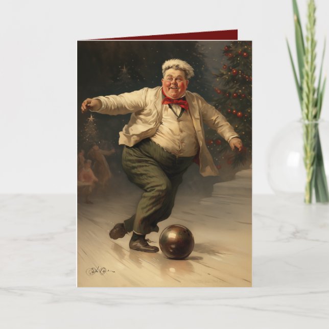 For the Bowlers Holiday Card (Front)