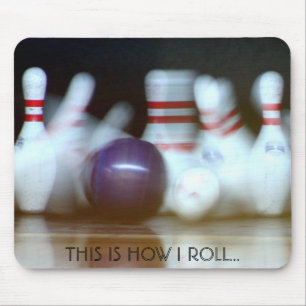 For the bowlers in the family mouse mat