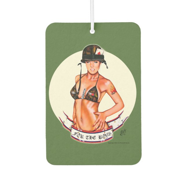 For the Boys by Elizabeth Austin Air Freshener (Front)