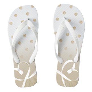 For the bride-to-be! flip flops