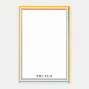 For The Desk Of The CEO Post-it Notes