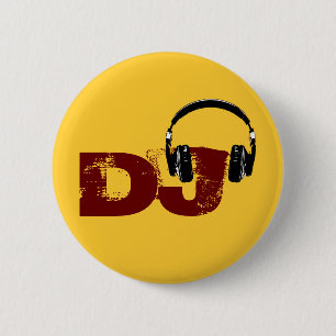 for the DJ 6 Cm Round Badge