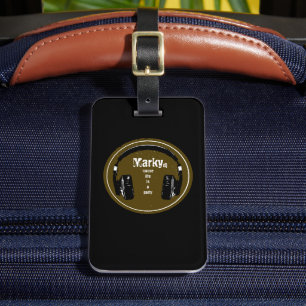 for the dj luggage tag