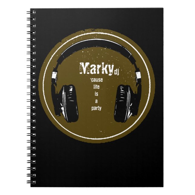 for the dj notebook (Front)