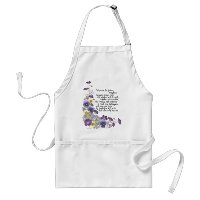 For the graduate standard apron (Front)