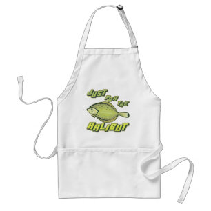 For The Halibut Fishing T-shirts and Gifts Standard Apron