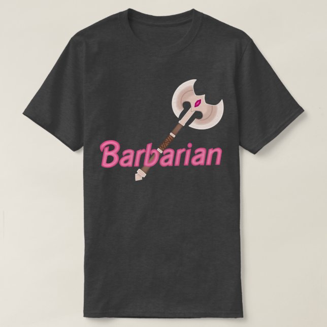 For the Himbo Barbarian T-Shirt (Design Front)