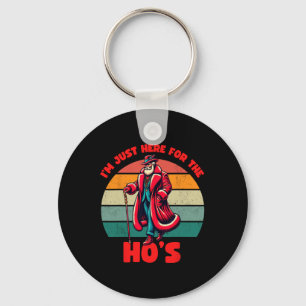 For The Hos Inappropriate Santa Xmas Naughty List Key Ring