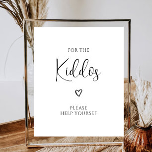 For The Kiddos Wedding Kids Activity Games Box Poster