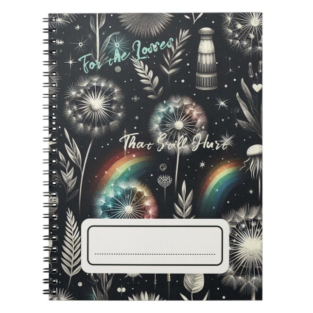  For the Losses That Still Hurt – Dandelion 2 Notebook (Front)