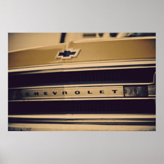 For the love of a chevy poster