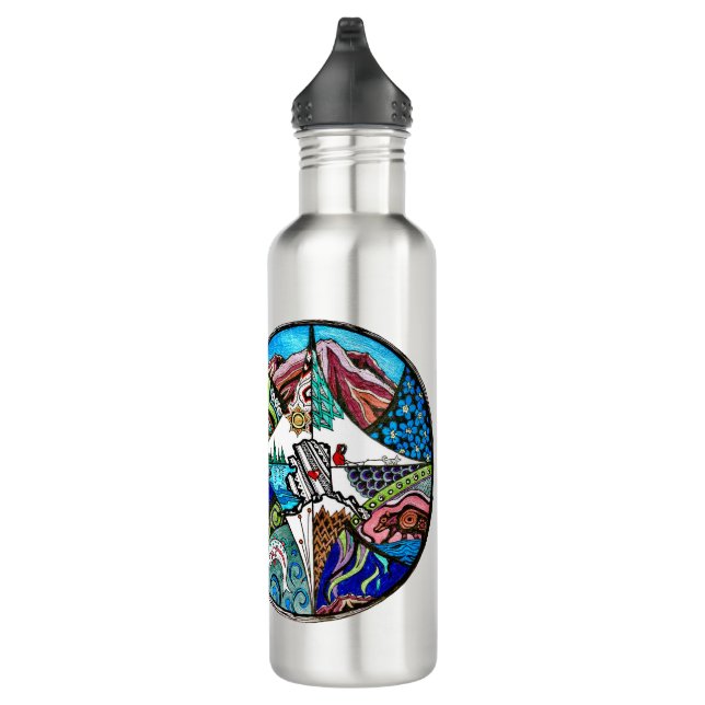 For the Love of Alaska Water Bottle (Right)