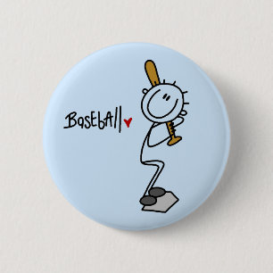 For the Love of Baseball Tshirts and Gifts 6 Cm Round Badge