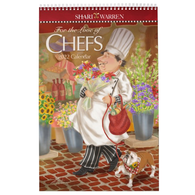 For the Love of CHEFS Calendar  2022 (Cover)