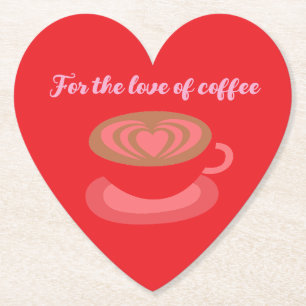 For the love of coffee coaster