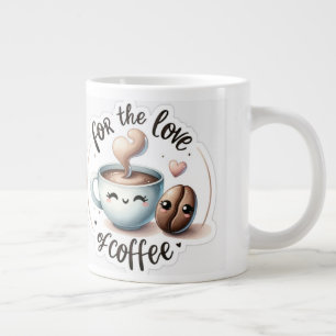 For the Love of Coffee Perfect Gift for Coffee Lov Large Coffee Mug