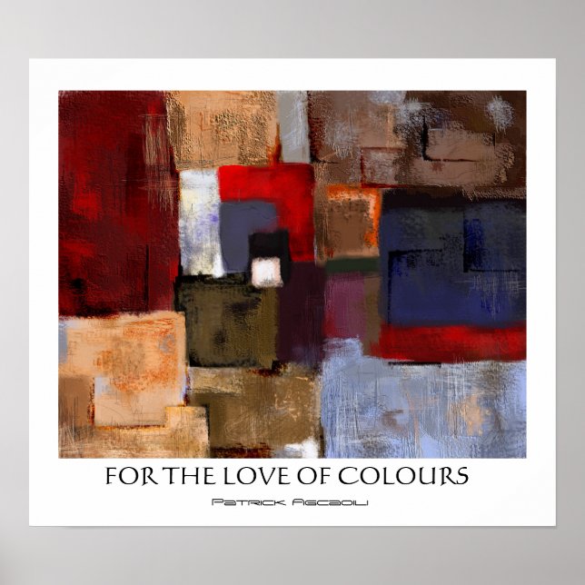 For the Love of Colours Poster (Front)