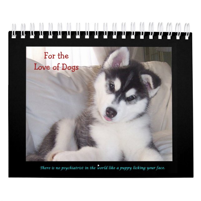 For the Love of Dogs Calendar (Cover)
