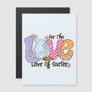 For The Love of Easter - Cute Bunny & Eggs