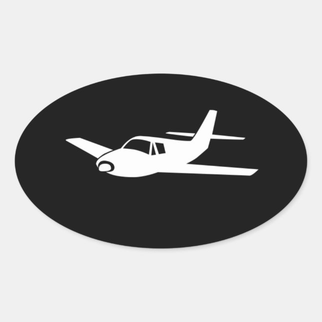 For the love of flying aeroplane stickers (Front)