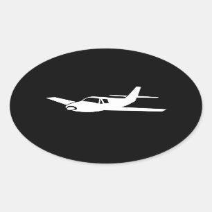For the love of flying aeroplane stickers
