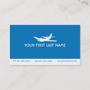 For the Love of Flying blue aeroplane symbol cards
