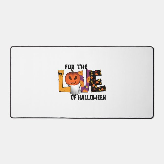 For the Love of Halloween  Desk Mat (Front)
