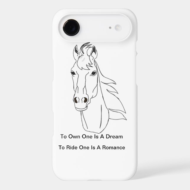 For The Love Of Horses Case-Mate iPhone Case (Back)