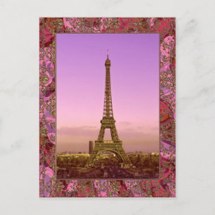 For the Love of Paris  Postcard