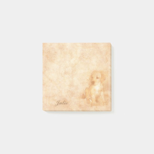 For the love of Puppies Custom Post-it Notes (Front)