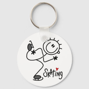 For the Love of Skating Tshirts and Gifts Key Ring