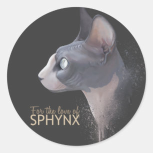 For the love of SPHYNX sticker