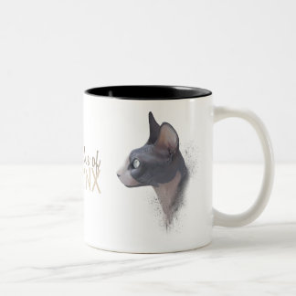 For the love of SPHYNX Two-Tone Coffee Mug