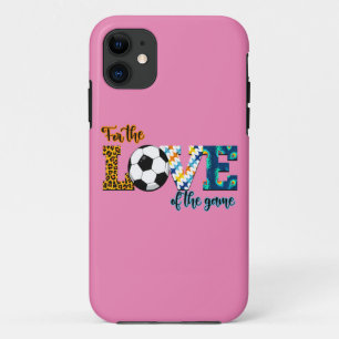 For The Love Of The Game Soccer Mum Leopard iPhone 11 Case