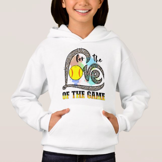 For The Love Of The Game Softball, Softball Gift (Front)