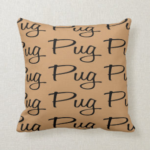 For the Love of the Pugs Cushion