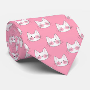 For the Man Who Loves Cats Funny Kitten Faces Tie